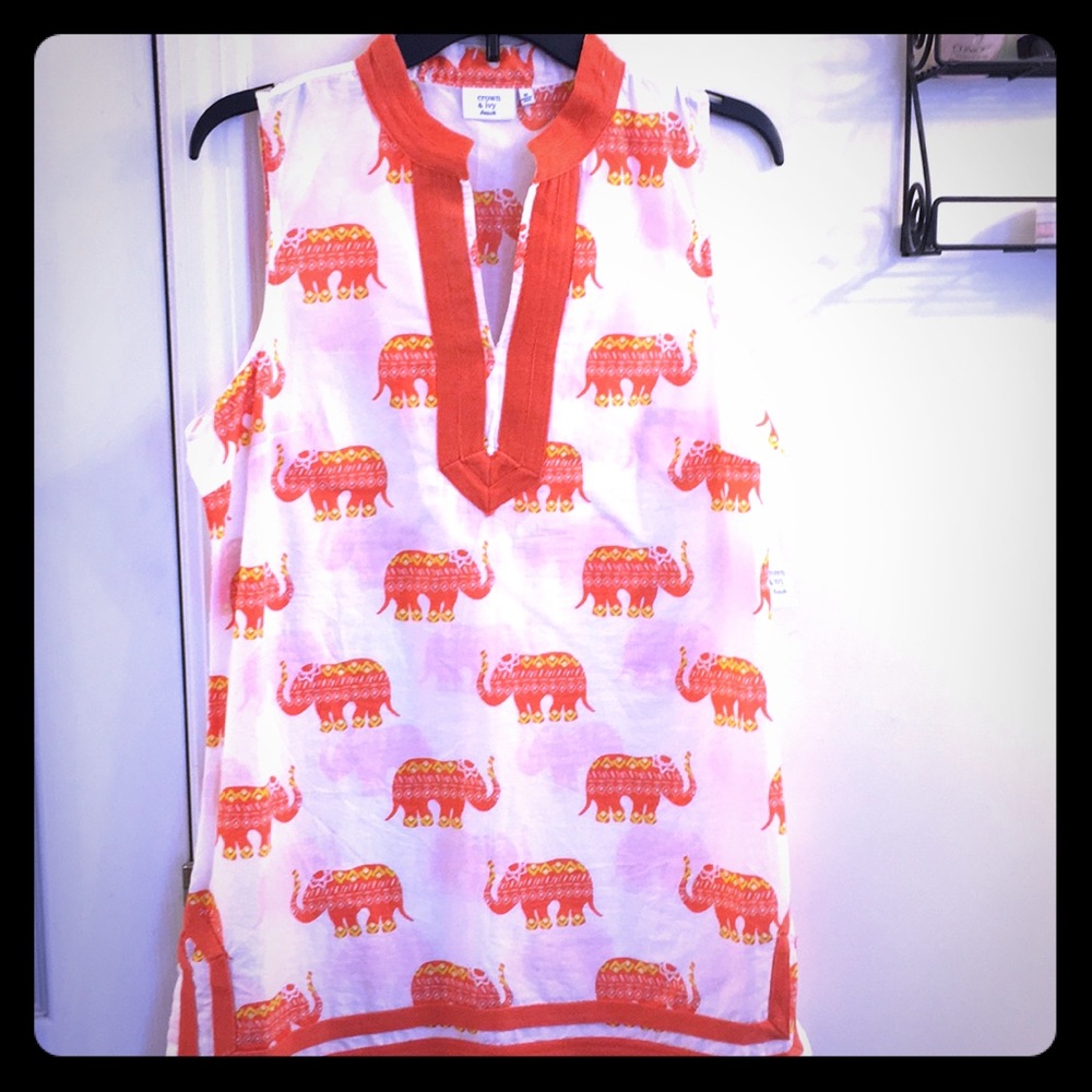 Crown & ivy beach tunic.